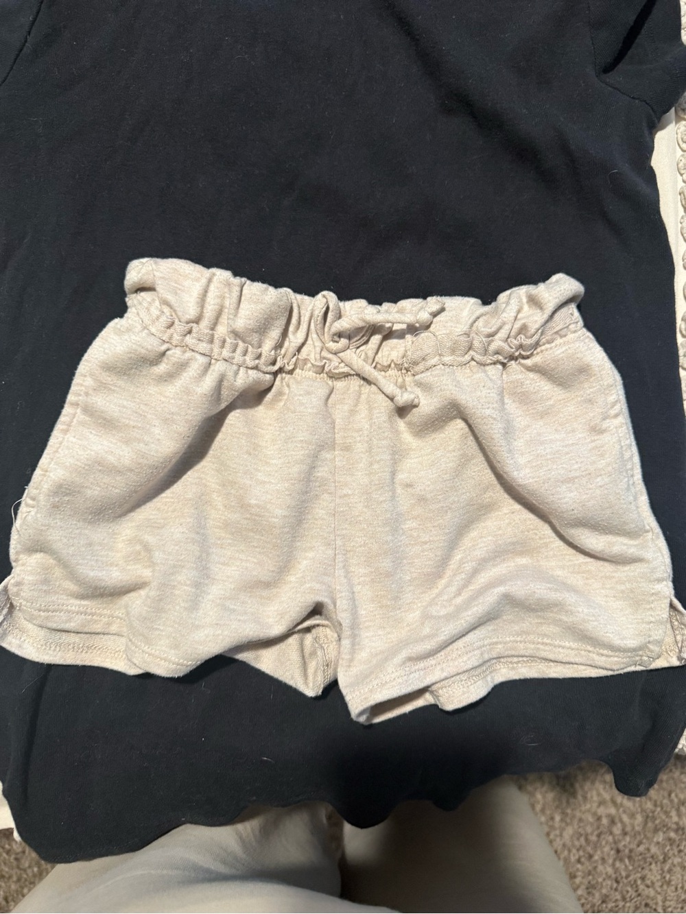 4/$16 BKE Youth XS Casual Drawstring Girls Shorts in Light Beige